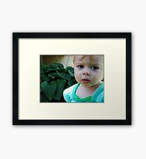 Blue Eyed Girl Framed Print