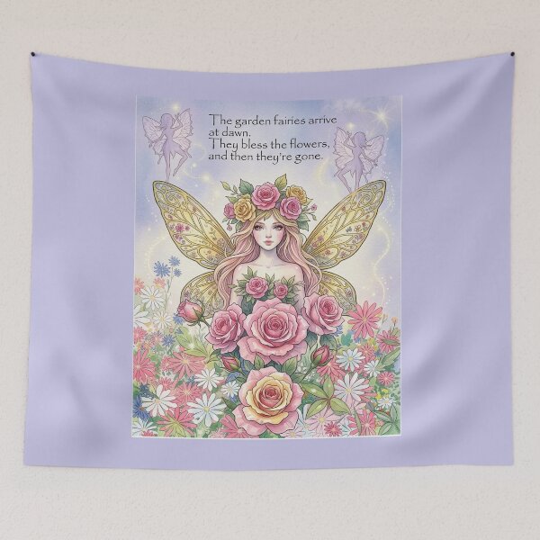 Item preview, Dawn fairy in the garden designed and sold by Faerieglen.