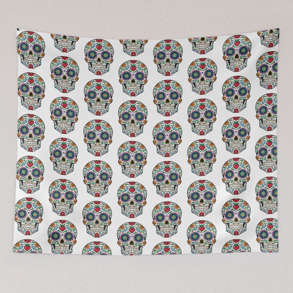 Item preview, Skull "Día de los Muertos" designed and sold by PixelPack Design.