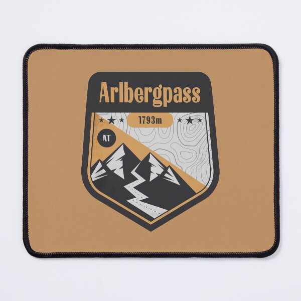 Item preview, Arlberg Pass Austria Alpine Road Badge designed and sold by CynthiaGraphics.