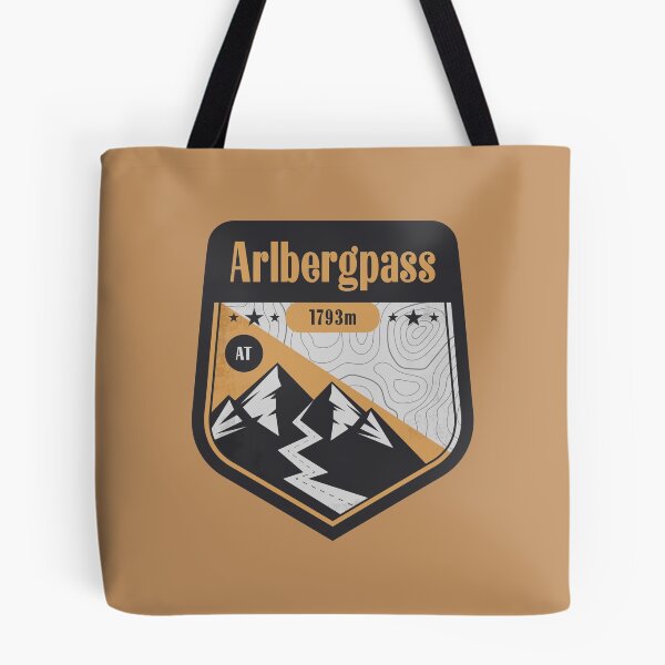 Item preview, Arlberg Pass Austria Alpine Road Badge designed and sold by CynthiaGraphics.