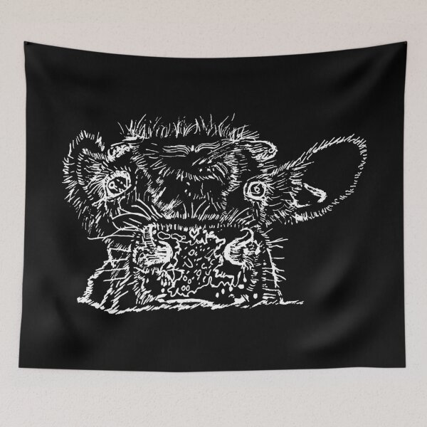 Item preview, Dairy Cow - Peekamoo - Light Lines designed and sold by The Stippler Process.