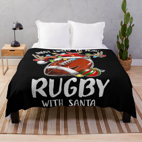 Item preview, Most Likely To Play Rugby Christmas Funny Sports designed and sold by GabrieSketcham.