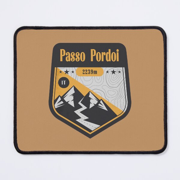 Item preview, Pordoi Pass Italy Dolomites Badge designed and sold by CynthiaGraphics.