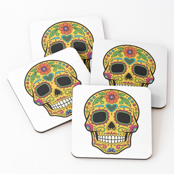 Item preview, Skull "Día de los Muertos" designed and sold by PixelPack Design.