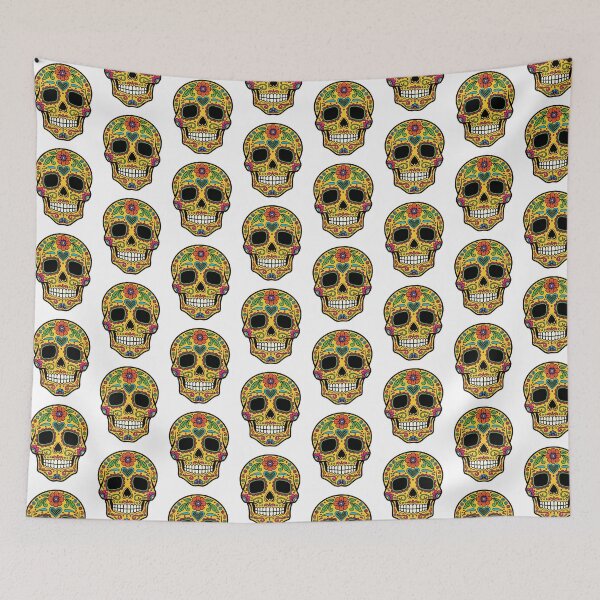 Item preview, Skull "Día de los Muertos" designed and sold by PixelPack Design.