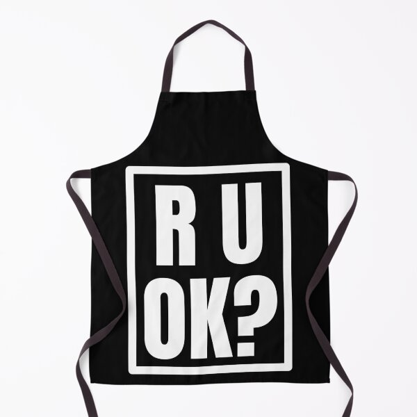 Item preview, Framed R U OK? Minimalist Mental Health Awareness Typography designed and sold by Vision Crafted.