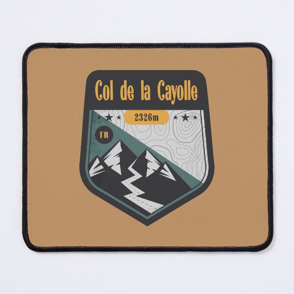 Item preview, Cayolle Pass France Alpine Road Badge designed and sold by CynthiaGraphics.