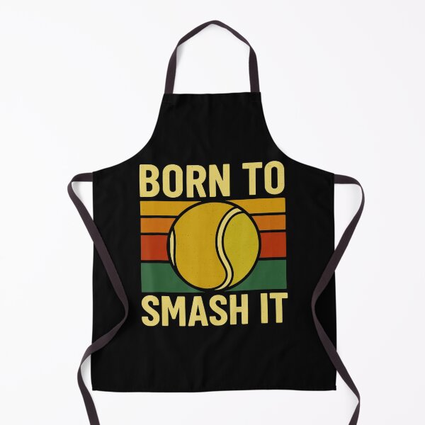 Item preview, Born To Smash It Tennis Retro Vintage Sunset designed and sold by WayTBeenkenArt.