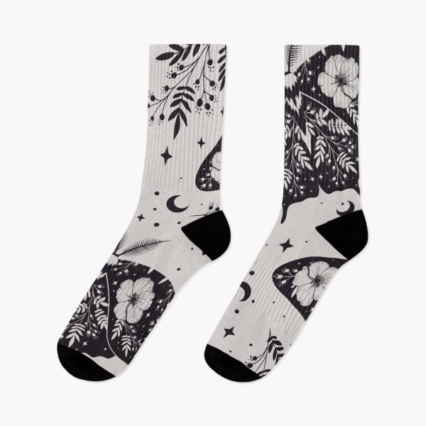 Item preview, Botanical Moth Seamless Pattern Gothic designed and sold by GraveyardGlam.