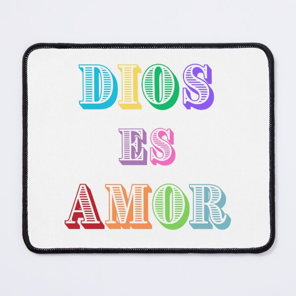 Item preview, Dios Es Amor - God Is Love Christian Typography designed and sold by FaithWayStudio.