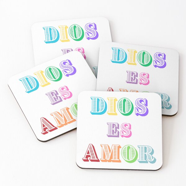 Item preview, Dios Es Amor - God Is Love Christian Typography designed and sold by FaithWayStudio.