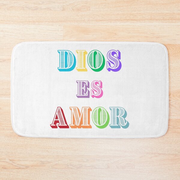 Item preview, Dios Es Amor - God Is Love Christian Typography designed and sold by FaithWayStudio.