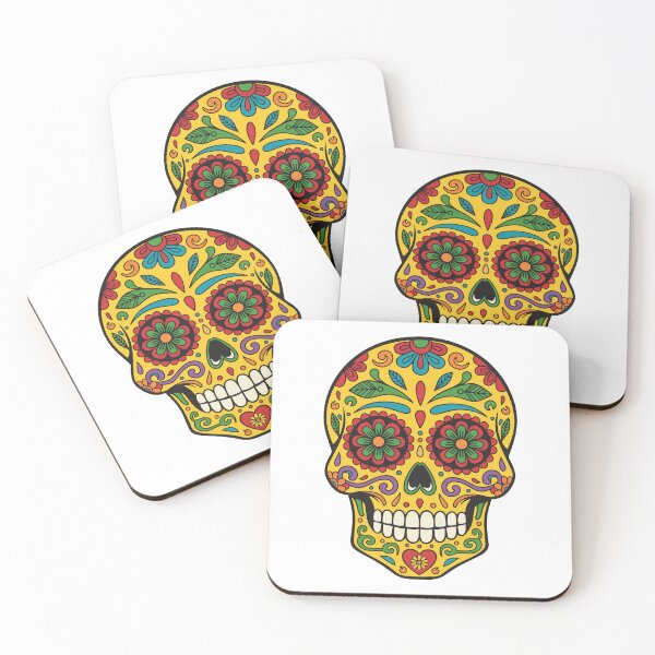 Item preview, Skull "Día de los Muertos" designed and sold by PixelPack Design.