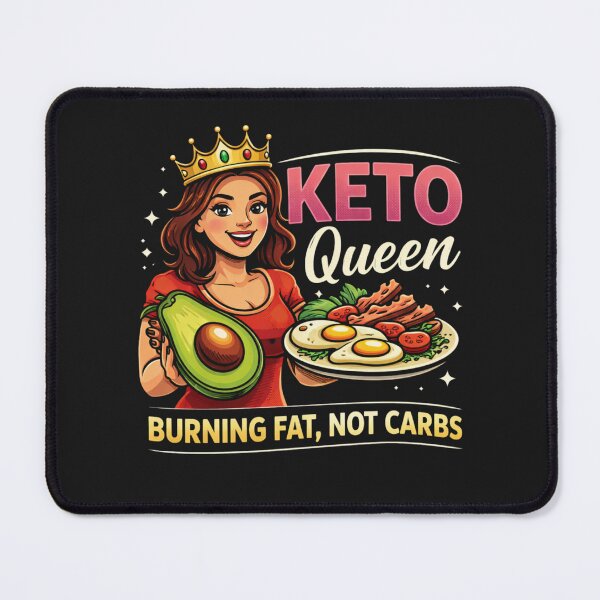 Item preview, Keto Queen Avocado and Bacon Design – Low Carb Diet Funny Keto Lifestyle Graphic designed and sold by HubCreates.