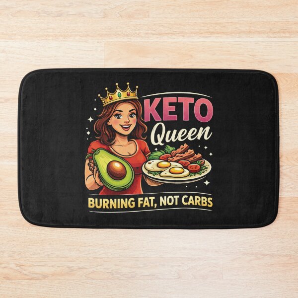 Item preview, Keto Queen Avocado and Bacon Design – Low Carb Diet Funny Keto Lifestyle Graphic designed and sold by HubCreates.