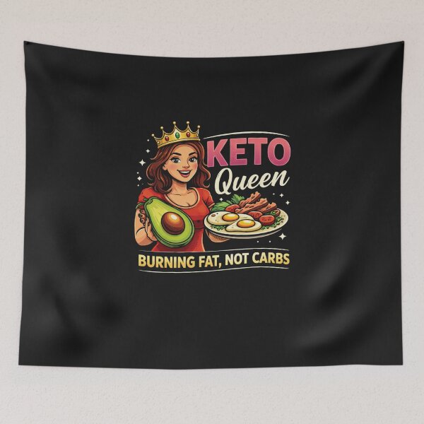Item preview, Keto Queen Avocado and Bacon Design – Low Carb Diet Funny Keto Lifestyle Graphic designed and sold by HubCreates.