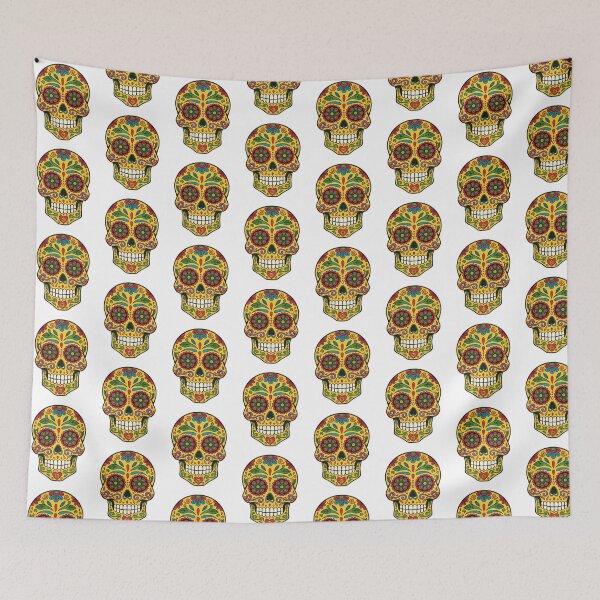 Item preview, Skull "Día de los Muertos" designed and sold by PixelPack Design.