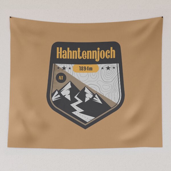 Item preview, Hahntennjoch Austria Alpine Pass Badge designed and sold by CynthiaGraphics.