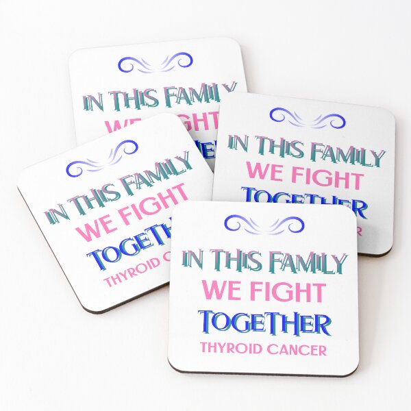 Item preview, In This Family We Fight Together Thyroid Cancer designed and sold by ACA Design & Print.