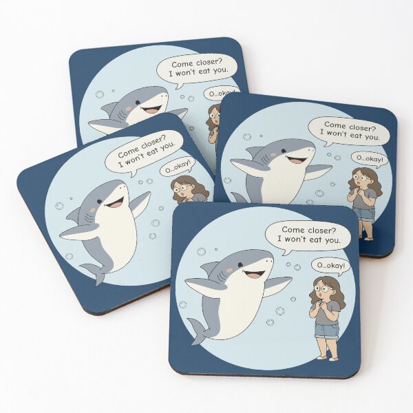 Item preview, The Friendly Shark – “I Won’t Eat You” designed and sold by dailycassim.