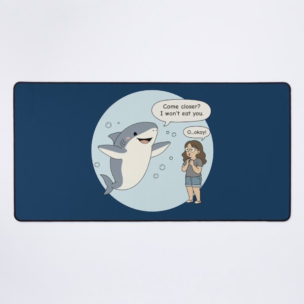 Item preview, The Friendly Shark – “I Won’t Eat You” designed and sold by dailycassim.