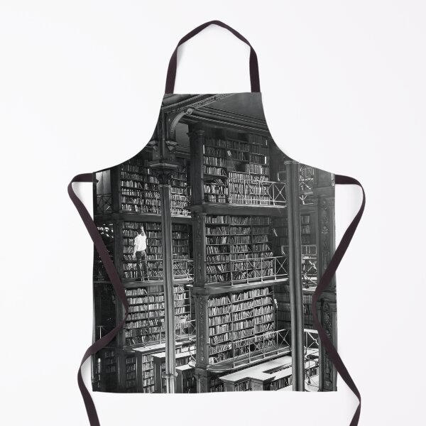 Item preview, Vintage Old Main Library, Cincinnati, Ohio book lover's dream black and white photographic art print designed and sold by Astrid Arkhangelsky.