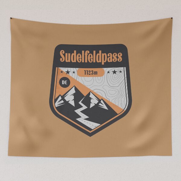 Item preview, Sudelfeld Pass Germany Alpine Road Badge designed and sold by CynthiaGraphics.