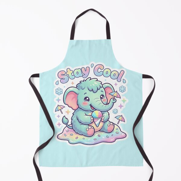 Item preview, Baby Mammoth - Cute Kawaii Snow Cone Ice Treat  designed and sold by WowDezign.