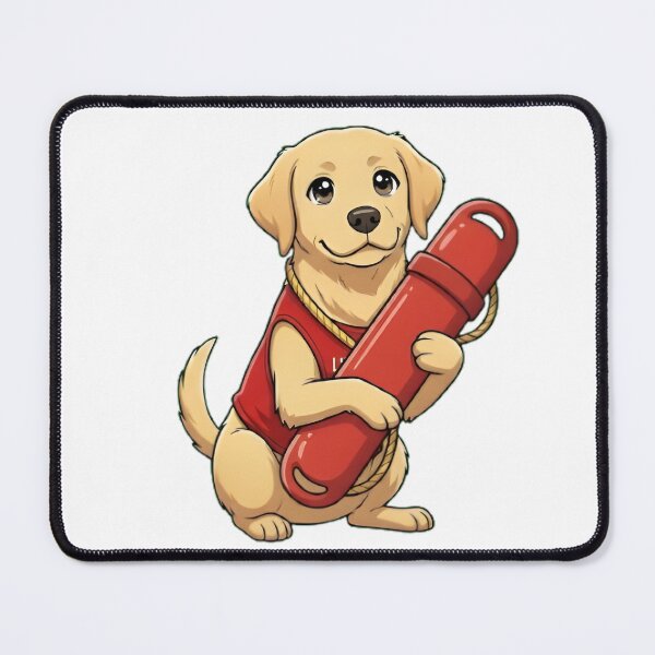 Item preview, Kawaii Lifeguard - Golden Lab designed and sold by WalterAdd.