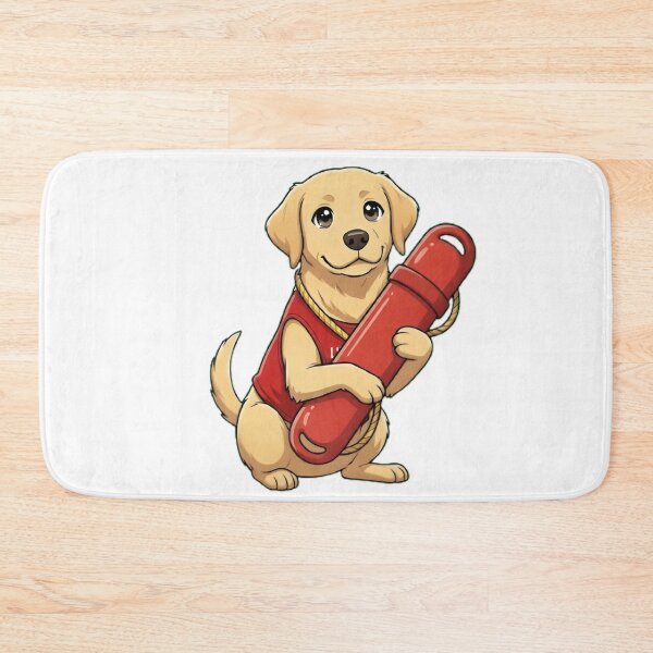 Item preview, Kawaii Lifeguard - Golden Lab designed and sold by WalterAdd.