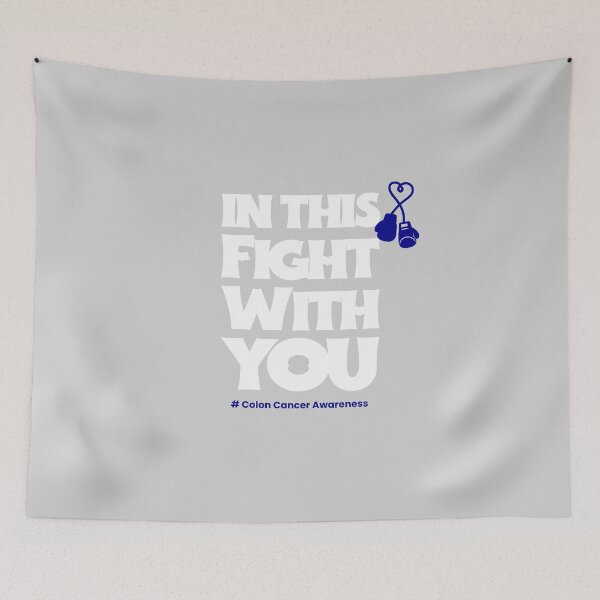 Item preview, In This Fight With You #Colon Cancer Awareness designed and sold by ACA Design & Print.