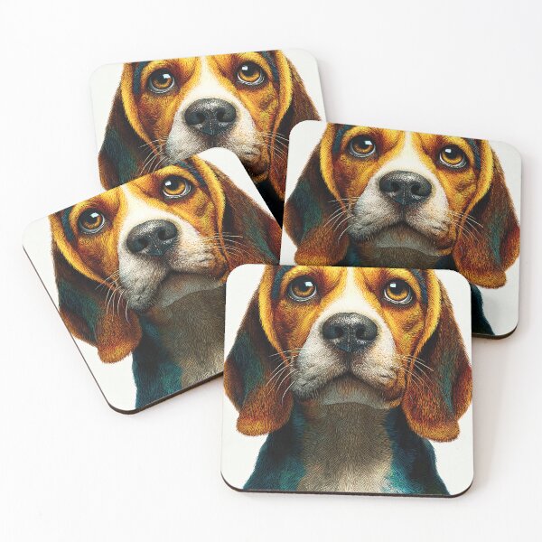 Item preview, Colorful Beagle Portrait designed and sold by lautir.