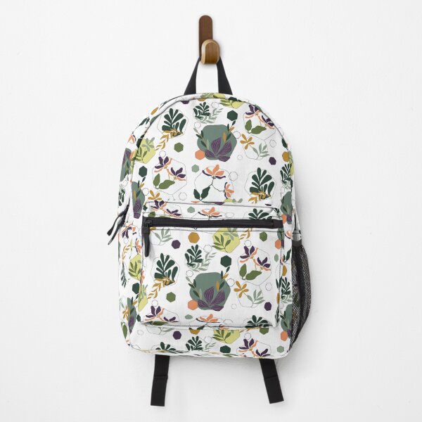Item preview, Modern Botanical Hexagon Pattern for Nature Lovers designed and sold by Vibria Pattern Studio.