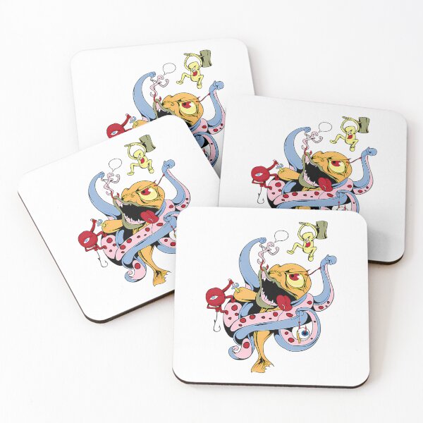 Item preview, Crazy Monster Fish Cartoon designed and sold by TALEROX.