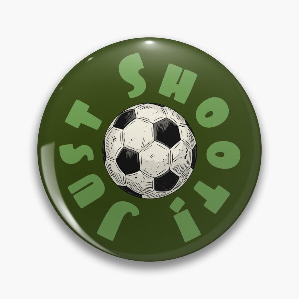 Artikelvorschau, Just Shoot – Lustiges Fußball Motivations Design entworfen und verkauft von CARPIO Creations.