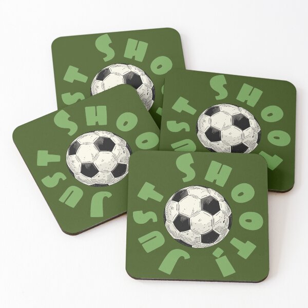 Item preview, Just Shoot – Funny Soccer Motivation Design designed and sold by CARPIO Creations.