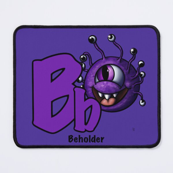 Item preview, B is for Beholder – D&D Alphabet designed and sold by AnneOther.
