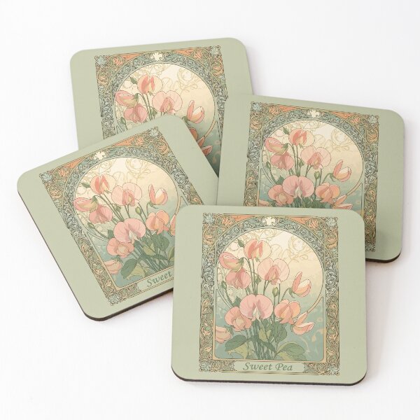 Item preview, April Sweet Pea Birth Month Flower designed and sold by taiche.