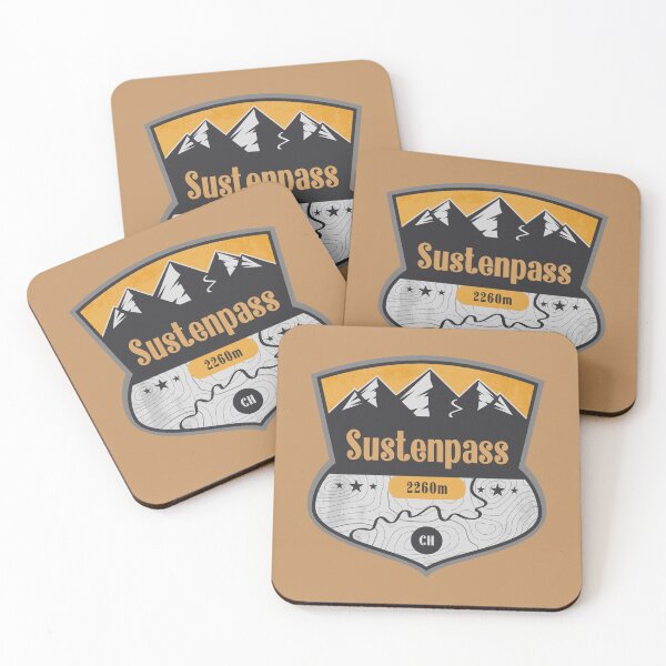 Item preview, Susten Pass Switzerland Alpine Road Badge designed and sold by CynthiaGraphics.