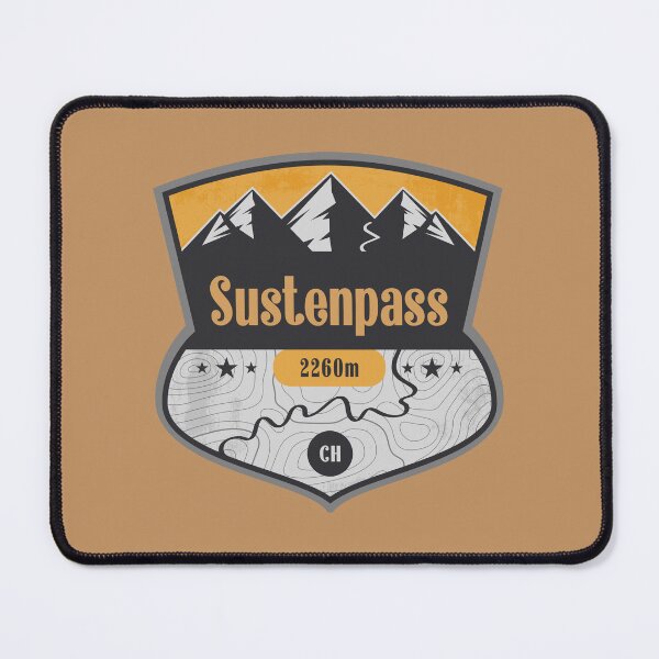 Item preview, Susten Pass Switzerland Alpine Road Badge designed and sold by CynthiaGraphics.