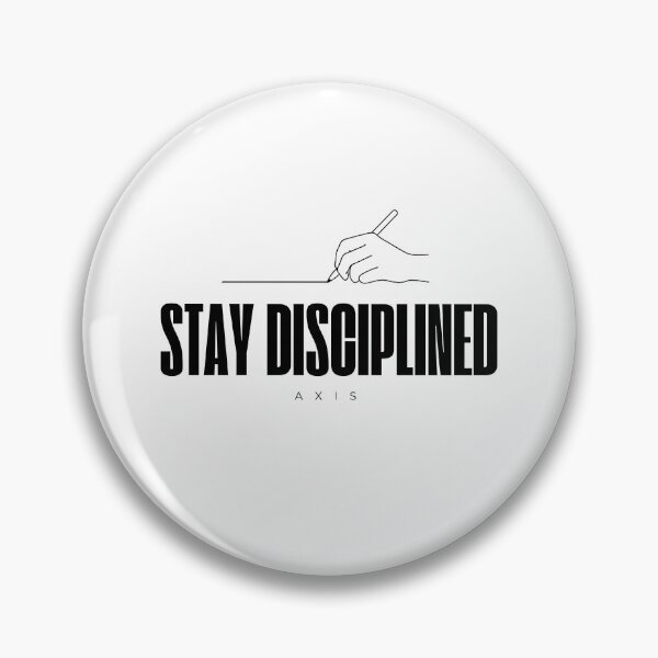 Item preview, Stay Disciplined – Minimalist Motivational Quote for Focus, Consistency and Self Control designed and sold by AXIS-EQUILIBRIO.