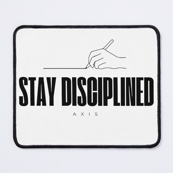 Item preview, Stay Disciplined – Minimalist Motivational Quote for Focus, Consistency and Self Control designed and sold by AXIS-EQUILIBRIO.