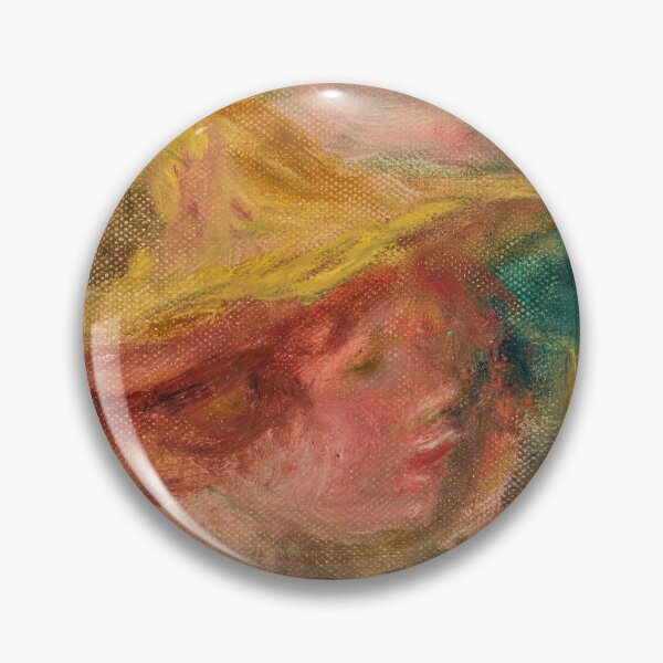 Item preview, Buste Au Chapeau by Pierre-Auguste Renoir: Dreamy Impressionist Portrait Poster designed and sold by artofuniverse.