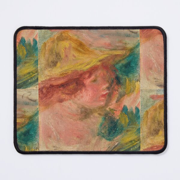 Item preview, Buste Au Chapeau by Pierre-Auguste Renoir: Dreamy Impressionist Portrait Poster designed and sold by artofuniverse.