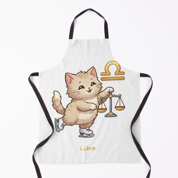 Item preview, ♎ Libra - The Ice Skater Cat designed and sold by ToieStore.