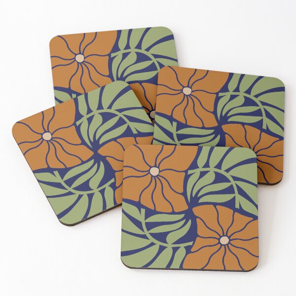 Item preview, Psychedelic Petals & Leaves - Retro Pop Art designed and sold by StellarBees.