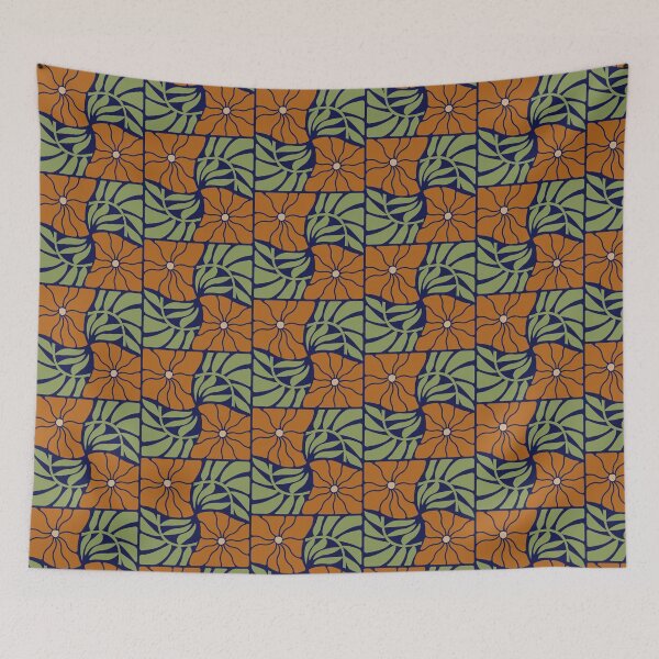 Item preview, Psychedelic Petals & Leaves - Retro Pop Art designed and sold by StellarBees.