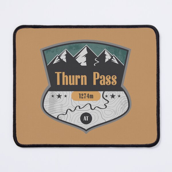 Item preview, Thurn Pass Austria Alpine Road Badge designed and sold by CynthiaGraphics.