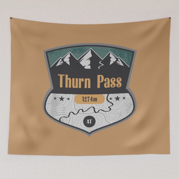 Item preview, Thurn Pass Austria Alpine Road Badge designed and sold by CynthiaGraphics.